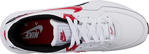 Nike Men's AIR MAX LTD 3 Lowtop Sneakers, White/University Red/Black, 10.5
