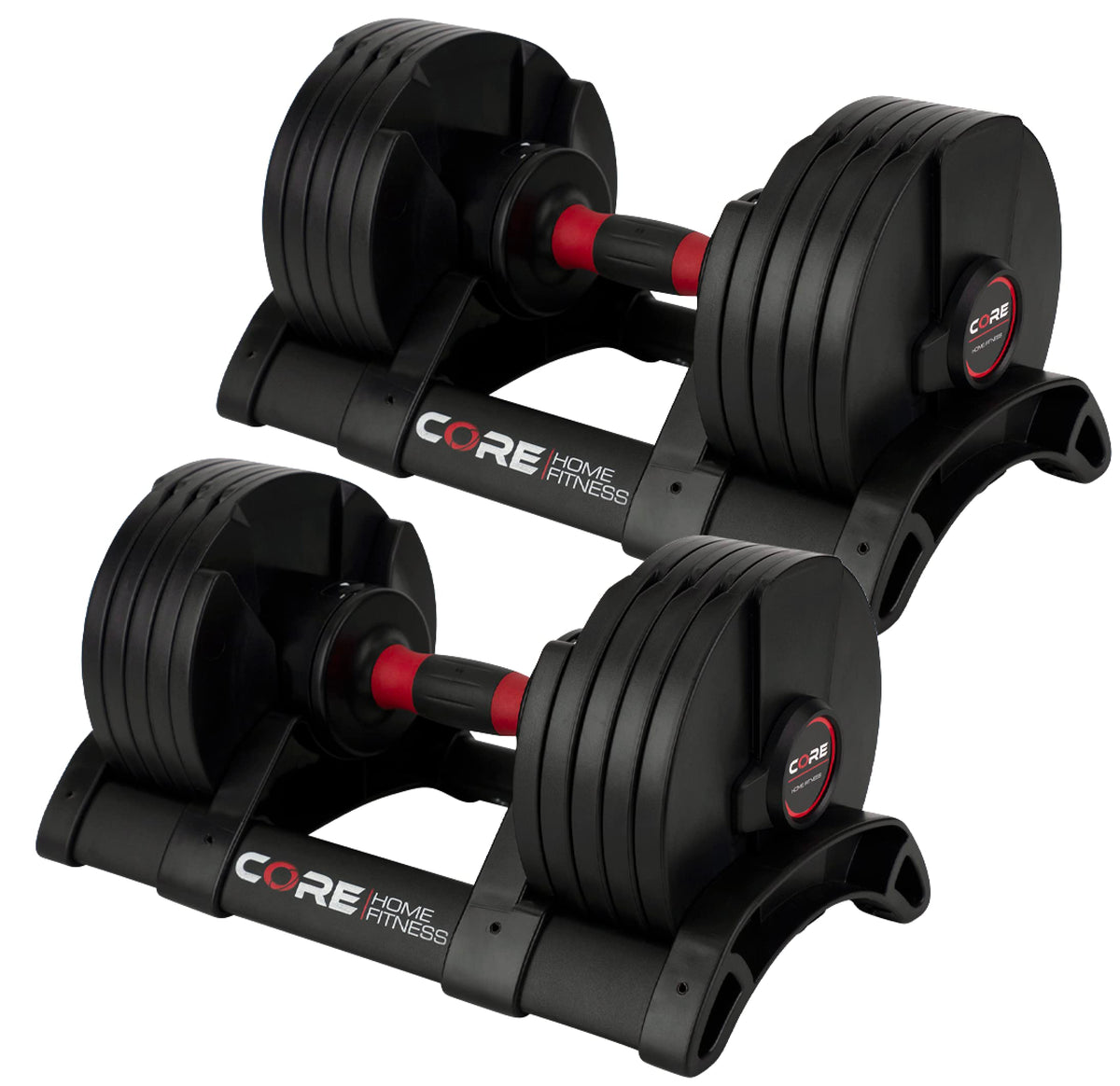 Core Fitness® Adjustable Dumbbell Weight Set by Affordable Dumbbells ...